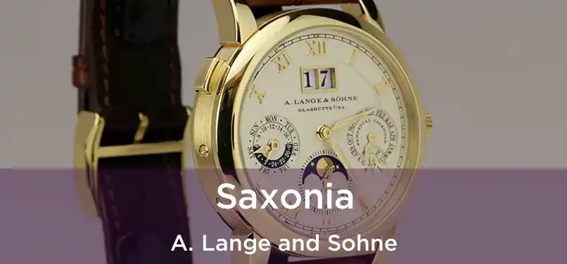  Saxonia A. Lange and Sohne